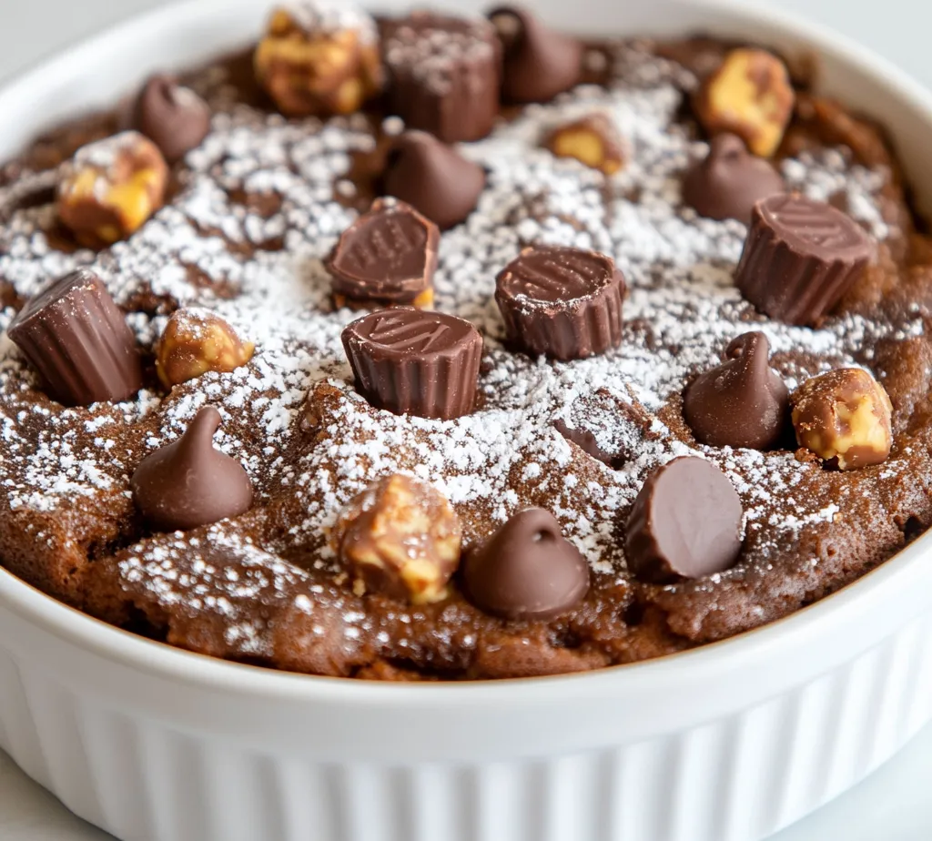 Exploring the delightful flavors of chocolate and peanut butter in desserts can lead to some truly magical recipes. One such treat is the Peanut Butter Cup Delight Cake, a rich and indulgent dessert that combines these beloved flavors into a moist and luscious cake. This cake boasts a sumptuous chocolate base, enriched by the creamy texture of peanut butter and dotted with generous chunks of Reese’s Peanut Butter Cups. The result is a decadent dessert that's both satisfying and memorable.