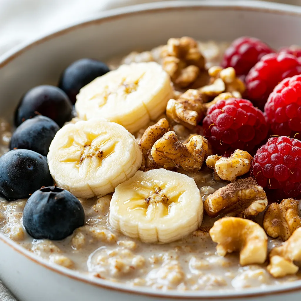 Creamy cinnamon rolled oat porridge is a delightful dish that has grown increasingly popular as a comforting breakfast option. Known for its wholesome and satisfying qualities, oatmeal has long been a favorite among health-conscious individuals and families alike. This recipe encapsulates all the goodness of rolled oats, lending itself well to an array of toppings while offering a warm, creamy texture that is especially flattering during the cooler months or on leisurely weekend mornings.