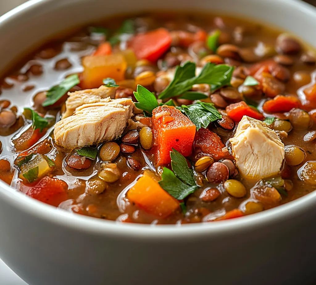 In recent years, healthy soups have surged in popularity as a go-to option for those seeking nourishing meals that pack flavor without excessive calories. They perfectly combine comfort and nutrition, providing a warm hug in a bowl during chillier months or a refreshing dish when served cold. Among these delightful concoctions is the Hearty High-Protein Chicken Lentil Soup, a masterpiece that balances protein, fiber, and essential nutrients.