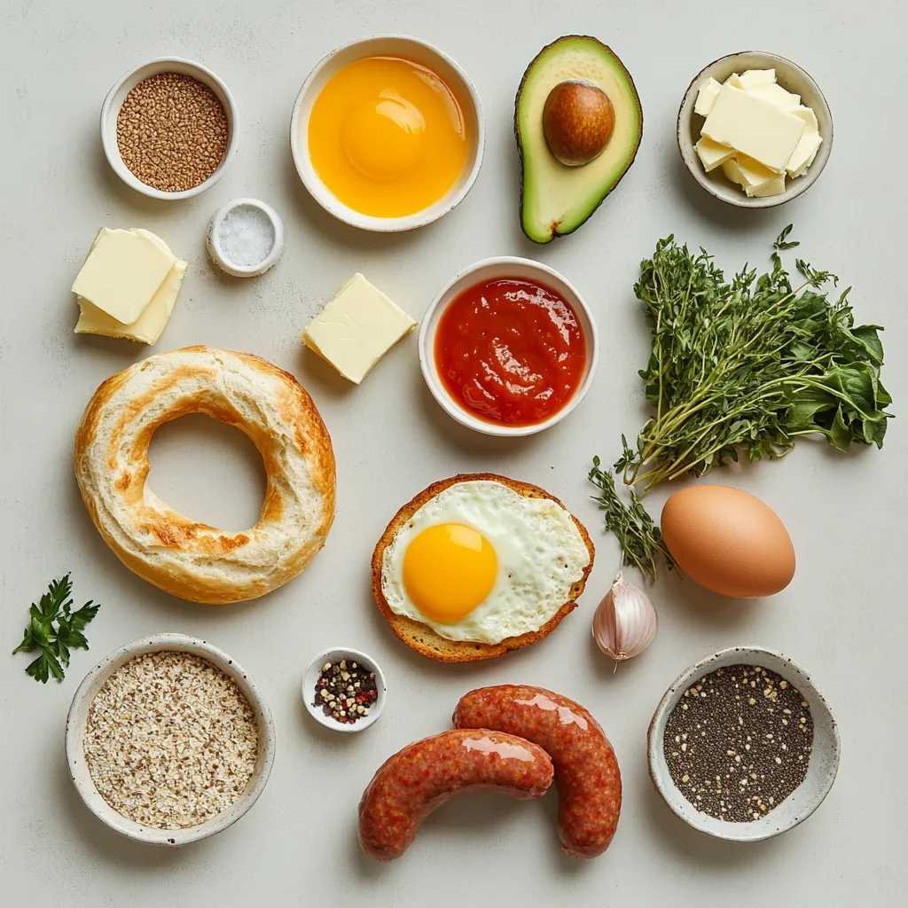 Breakfast is often called the most important meal of the day, and nothing encapsulates that sentiment better than a hearty, homemade breakfast sandwich. The Savory Sausage, Egg, and Cheese Breakfast Bagels are not just a meal; they represent a delightful way to start your morning off right. These bagels are packed with flavors, starting from the crunchy, toasty exterior to the rich, creamy inside. The combination of the savory sausage, fluffy scrambled eggs, and sharp cheddar cheese creates a taste sensation that's both satisfying and energizing.