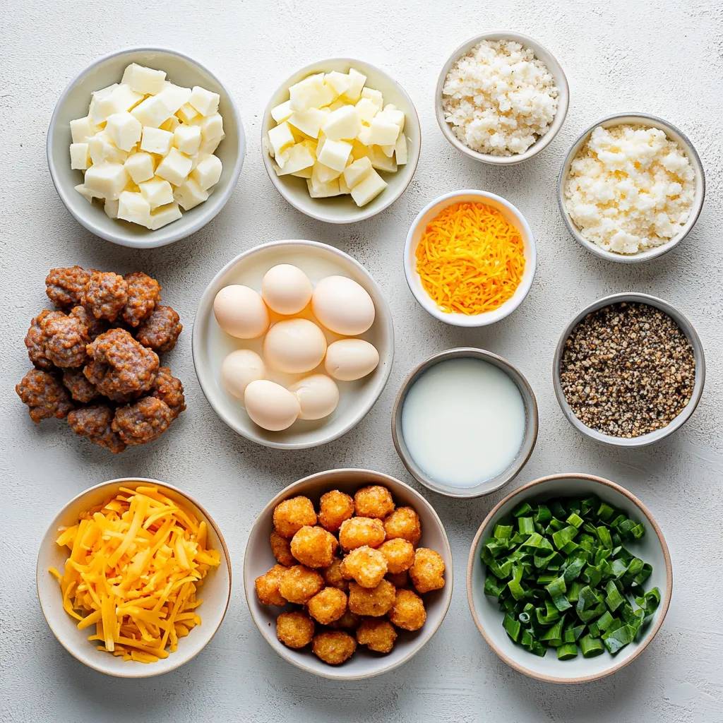 Understanding the appeal of a comforting breakfast dish is key to enjoying the hearty flavors of Sausage, Egg, and Cheese Tater Tot Casserole. This mouthwatering recipe combines savory breakfast sausage, crispy tater tots, fluffy eggs, and gooey cheese for a satisfying meal that brings the whole family together. The rich, warm flavors meld beautifully to create an irresistible breakfast casserole, making it a favorite for gatherings and weekend brunches.