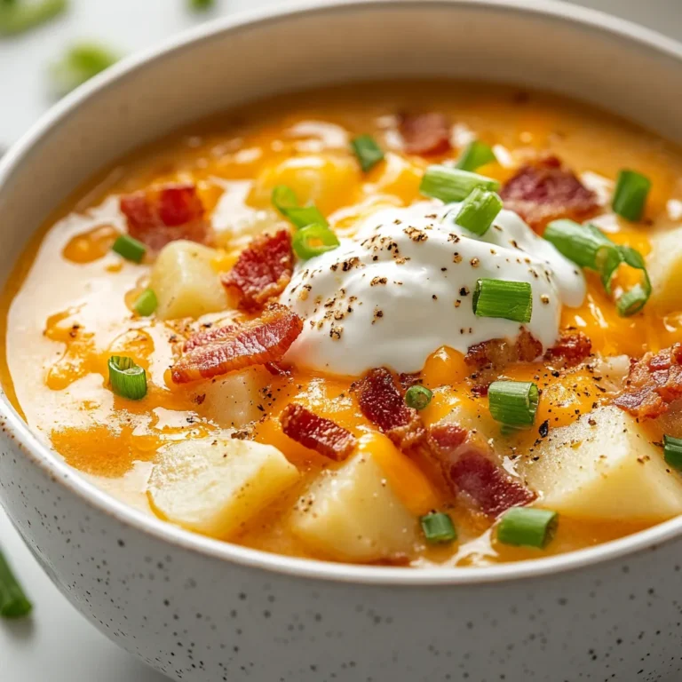 The allure of a warm bowl of creamy loaded potato soup is irresistible, especially on a chilly day. Inspired by the classic version served at Outback Steakhouse, this recipe brings comfort food to a new level with rich flavors and satisfying textures. Made with russet potatoes, creamy dairy, and a delightful mix of toppings, this soup captures the heart of hearty cuisine. Whether it's a cozy family dinner or a gathering with friends, this soup will warm the hearts and bellies of everyone at the table.