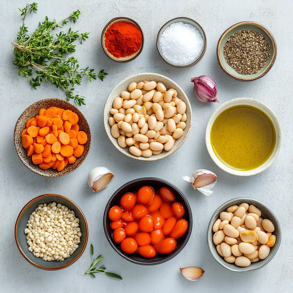 Explore the world of comfort food with this Hearty Traditional Bean Soup, a dish that warms the heart and nourishes the body. This flavorful soup combines a variety of beans, fragrant vegetables, and an array of aromatic seasonings for a meal that will delight your taste buds and satisfy your hunger. As the weather turns chilly, there's nothing quite like a simmering pot of soup on the stove, filling your home with inviting scents and promising warmth.
