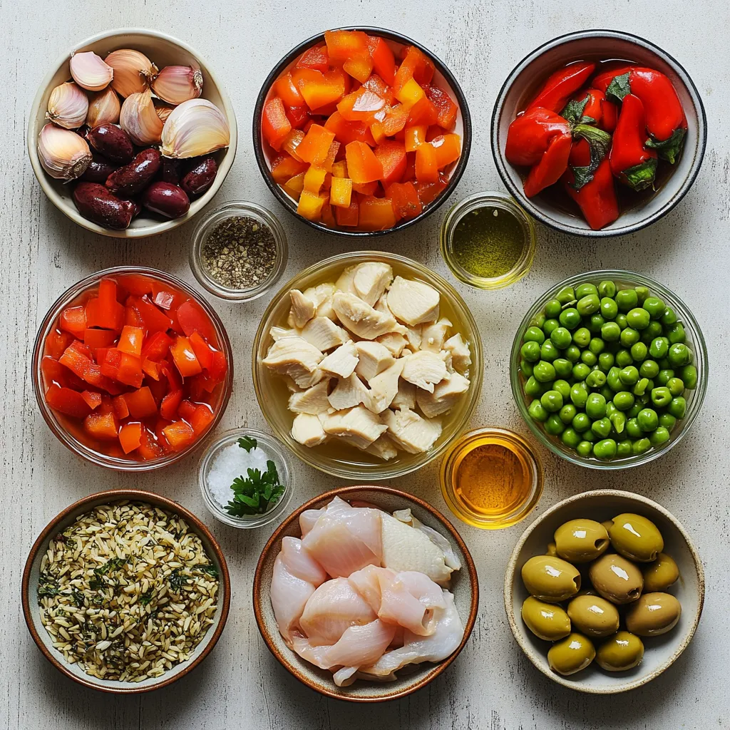 Puerto Rican Arroz con Pollo is a classic dish that encapsulates the vibrant flavors and rich culinary heritage of Puerto Rico. Known for its comforting combination of rice, chicken, and robust seasonings, this dish is often considered a staple in Caribbean households and celebrations. It embodies a perfect harmony of textures and tastes, making it a beloved favorite among those who relish tropical flavors.