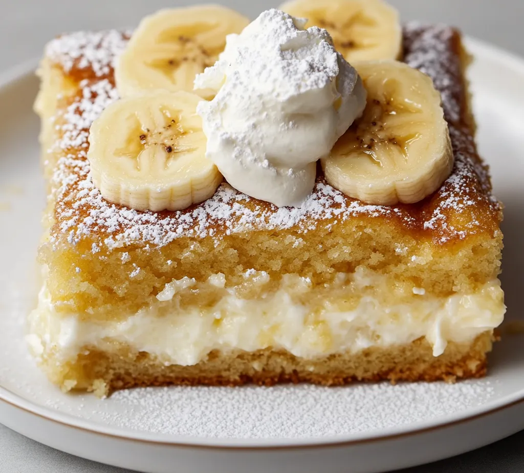 Exploring the charm of banana-infused desserts brings us to the delightful Banana Bliss Magic Cake. This innovative cake combines the sweet allure of ripe bananas with a surprisingly light texture, providing a unique twist on traditional baking. The use of simple ingredients makes it accessible for both novice and experienced bakers. Its versatility allows it to be served at any occasion, from casual family gatherings to elegant dinner parties, ensuring that this cake can become a beloved staple in your dessert repertoire.