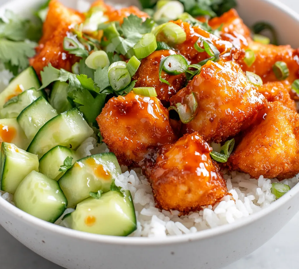 Crispy Bang Bang Salmon Bite Bowls are a delightful culinary creation that showcases a striking balance of textures and flavors. This recipe brings together the golden crunch of fried salmon bites, which are enveloped in a light and crispy coating, with the freshness of vibrant vegetables and the creaminess of ripe avocado. The addition of a zesty Bang Bang sauce pulls all the elements together, resulting in a dish that is both visually stunning and full of flavor.