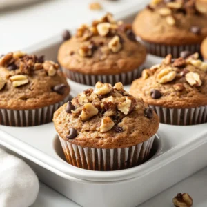 Vegan Banana Nut Muffins are a delightful, wholesome treat that perfectly blends the natural sweetness of ripe bananas with the satisfying crunch of walnuts. Not only are these muffins a healthier option, but they also bring a comforting aroma to your kitchen that’s irresistible. Whether you enjoy them for breakfast, as a snack, or as a sweet finish to your lunch, these muffins serve up both flavor and nutrition effortlessly.