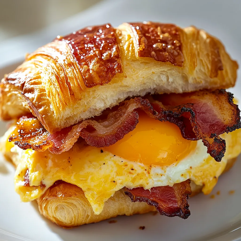 Croissant sandwiches have become increasingly popular, blending the flaky, buttery texture of croissants with savory fillings that create a delightful culinary experience. One of the most delectable variants is the bacon, egg, and cheese croissant sandwich, offering a perfect balance of rich flavors and satisfying textures. The combination of crispy bacon, soft scrambled eggs, and melt-in-your-mouth cheese tucked within a freshly baked croissant has become a quintessential breakfast favorite for many.