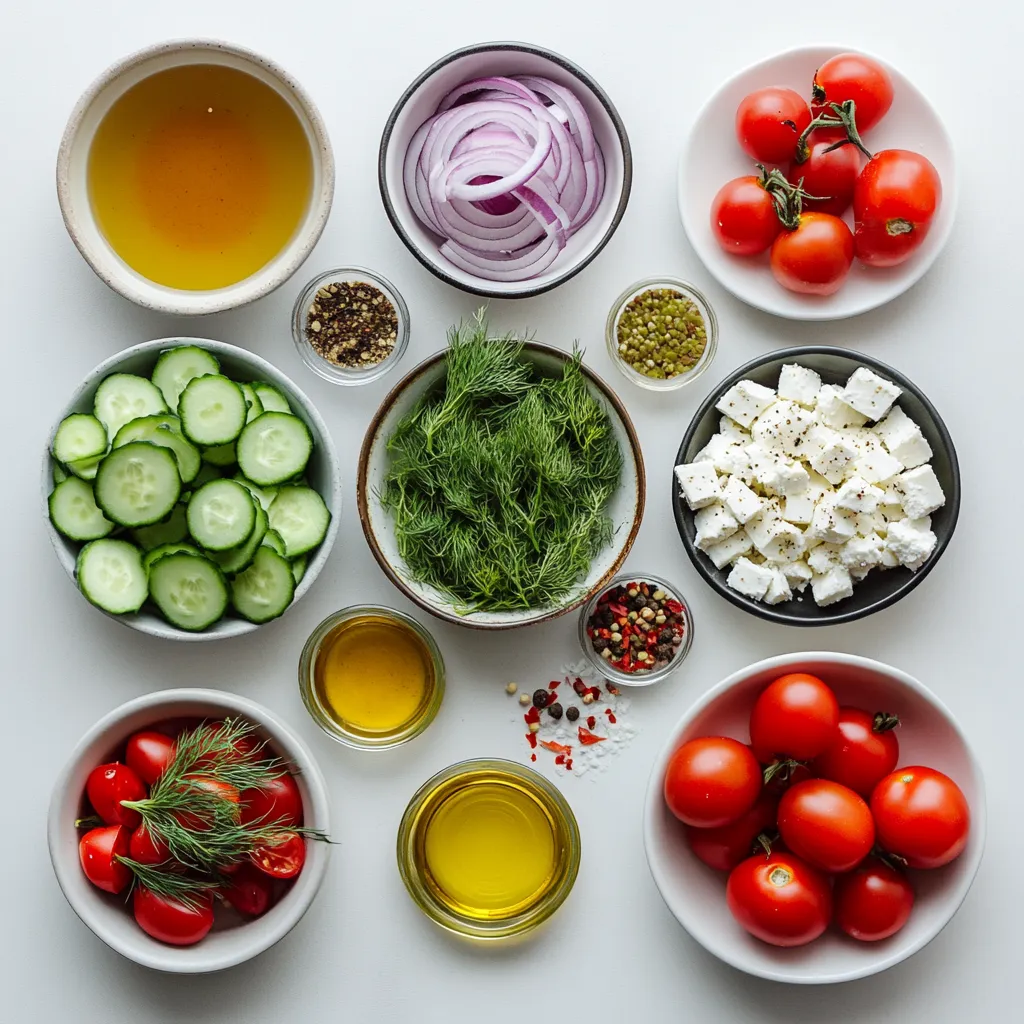 The Crunchy Cucumber Salad with Zesty Dressing is the epitome of freshness, combining crisp cucumbers, juicy cherry tomatoes, and vibrant red onions. This salad is not only visually appealing but also loaded with health benefits, making it a perfect addition to your meal rotation. Rich in essential vitamins and minerals, this dish is a great way to enjoy a burst of flavor while keeping your diet light and nutritious.