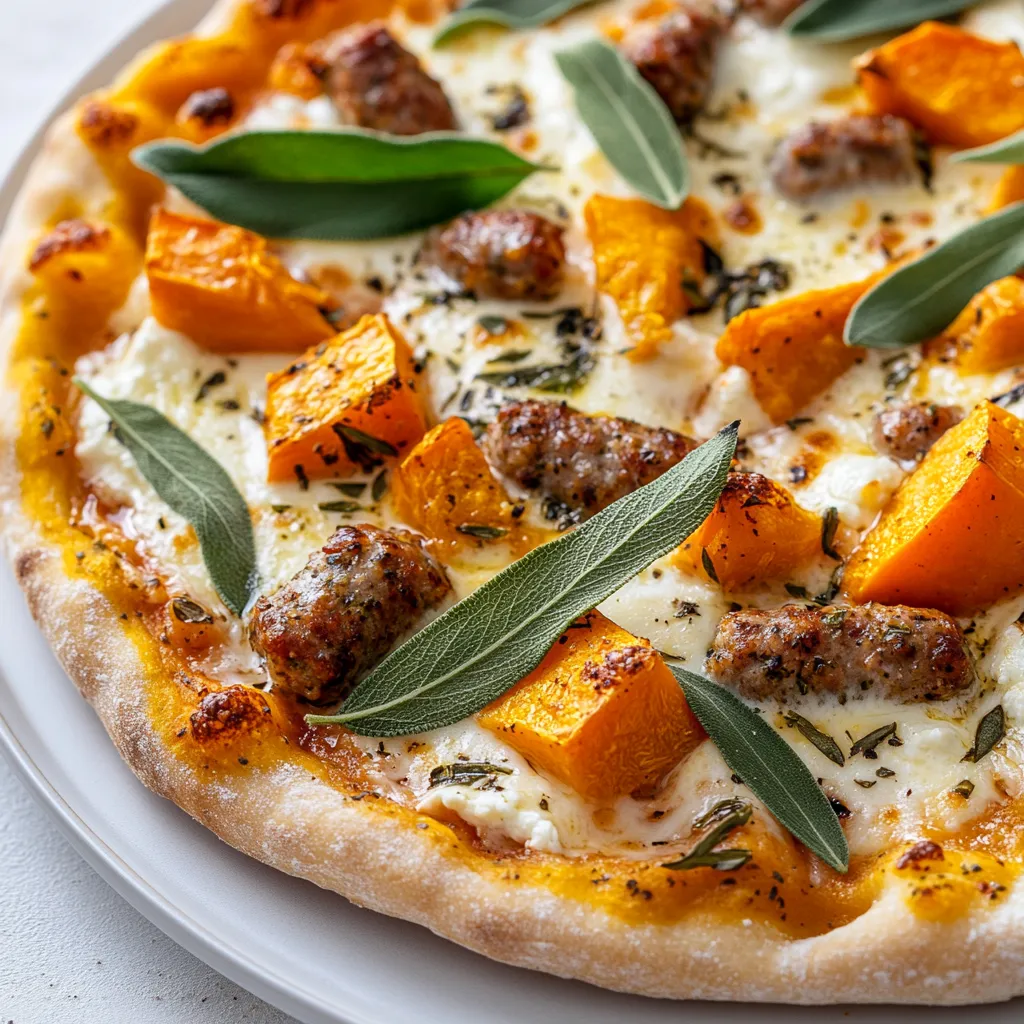 Homemade pizza is often synonymous with comfort and warmth, especially when enhanced with seasonal ingredients. This Butternut Squash, Sausage, and Ricotta Delight Pizza takes the classic pizza experience to a new level, incorporating a symphony of flavors and textures that truly set it apart. The sweet, roasted butternut squash beautifully complements the savory Italian sausage while the creamy ricotta and mozzarella create a rich and indulgent base.