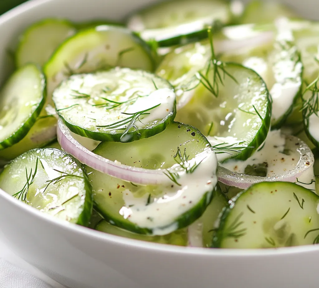 Polish Cucumber Salad, also known as mizeria, is a delightful and refreshing dish that captures the essence of summer. Made primarily from cucumbers, this traditional salad is light yet packed with flavor, making it a perfect accompaniment to various meals. Its simple yet vibrant ingredients—like creamy sour cream, crisp cucumbers, and fresh herbs—bring to life the essence of Polish culinary traditions. Mizeria isn't just a salad; it’s a staple at many Polish gatherings, embodying a sense of comfort and nostalgia.