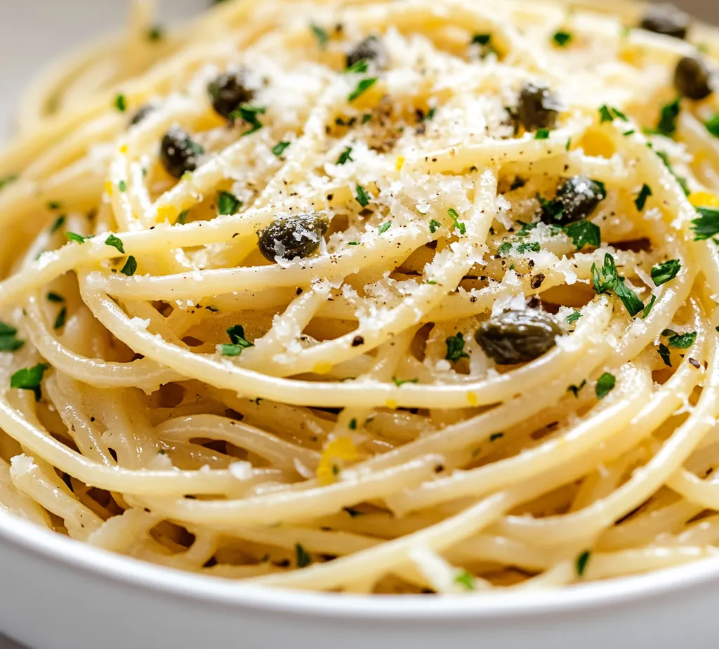 Exploring the perfect combination of tangy and savory flavors, Lemon Caper Pasta Delight is a dish that brings the freshness of lemon and the salinity of capers to the forefront. This recipe encapsulates simplicity while delivering a delightful culinary experience, making it ideal for both busy weeknights and special occasions. The vibrant flavors of the lemon and capers combined with the rich, creamy texture of Parmesan cheese create a well-rounded dish that is both easy to prepare and deeply satisfying.