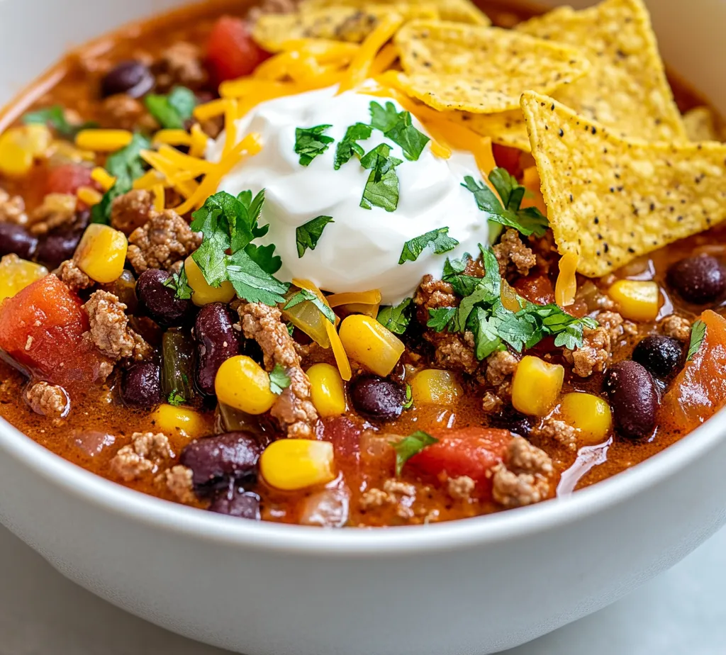 The Fiesta Slow Cooker Taco Soup Delight is a hearty meal perfect for any occasion. Packed with vibrant flavors and fresh ingredients, this recipe combines the warmth of spices with the richness of the protein, making it a comforting choice for family dinners or gatherings. As the ingredients meld together in the slow cooker, they create a rich tapestry of tastes that energizes your senses.