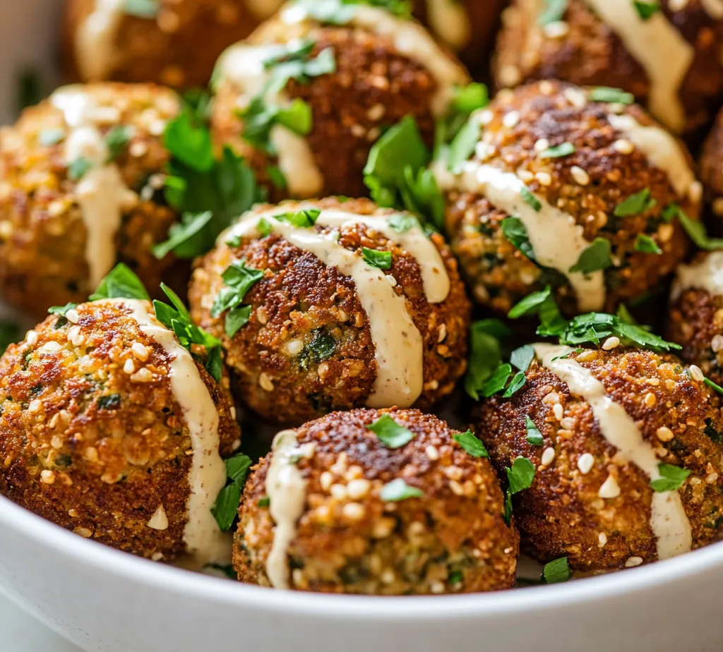 Crispy Baked Falafel Delights are a tasty and satisfying option for anyone looking for a flavorful vegetarian dish. Originating from Middle Eastern cuisine, falafel is typically made from ground chickpeas and spices, shaped into balls or patties, and traditionally deep-fried. However, this baked version offers a healthier twist without compromising the delicious taste and texture that falafel fans adore. The outer layer becomes pleasantly crispy, while the inside remains soft and flavorful, creating a delightful contrast in every bite.