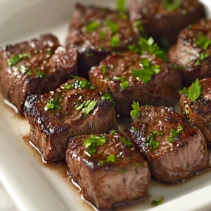 Sizzling Easy Steak Bites are a delightful and flavorful option that showcases the rich taste of beef while remaining extremely simple to prepare. This dish features perfectly seared sirloin steak cubes that are packed with flavor, making it an excellent choice for various occasions. Whether you’re hosting a casual dinner party, enjoying a family gathering, or simply craving a quick meal, these steak bites are guaranteed to impress and satisfy.