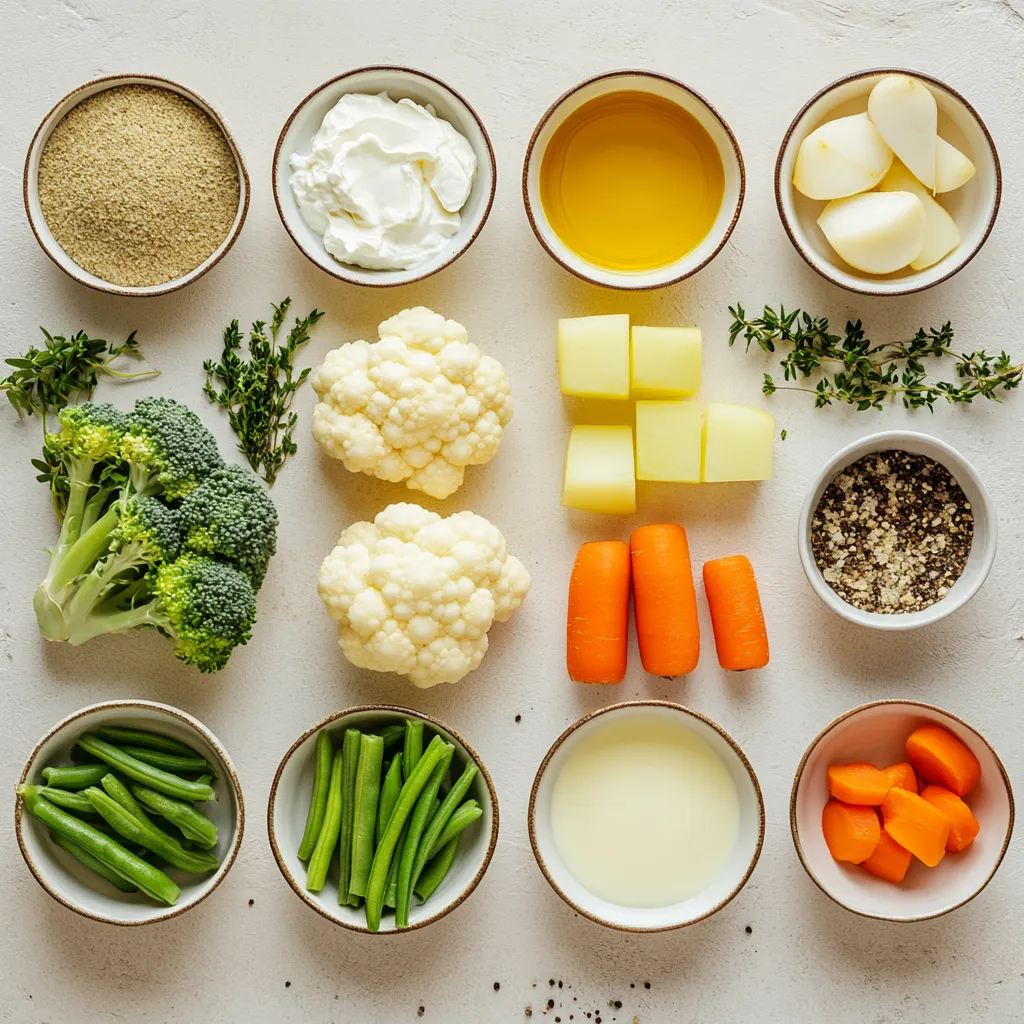 Delve into the world of comforting soups with this creamy Garden Vegetable Bliss Soup. This nourishing recipe is perfect for chilly days or whenever you crave a warm bowl of goodness. Packed with vibrant garden vegetables, it’s not just a feast for the stomach but also for the eyes. The colorful medley of fresh produce provides a delightful array of textures and flavors, making each spoonful a comforting experience. This soup celebrates seasonal vegetables, offering a wholesome and hearty option that can also serve as a delightful starter or a light meal. Enjoy the creamy consistency that encases the vegetables, enhancing their natural flavors and making the soup pure bliss.