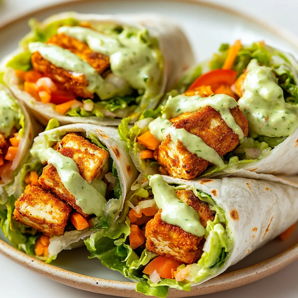 Explore the perfect balance of spice and creaminess with these Spicy Buffalo Tofu Wraps. Ideal for a quick meal or a satisfying snack, this recipe showcases a delightful combination of crispy tofu, zesty buffalo sauce, and creamy avocado dressing, all wrapped in a wholesome tortilla. These wraps not only provide an explosion of flavors but also sustain a healthy, plant-based diet, making them suitable for both everyday meals and special occasions.
