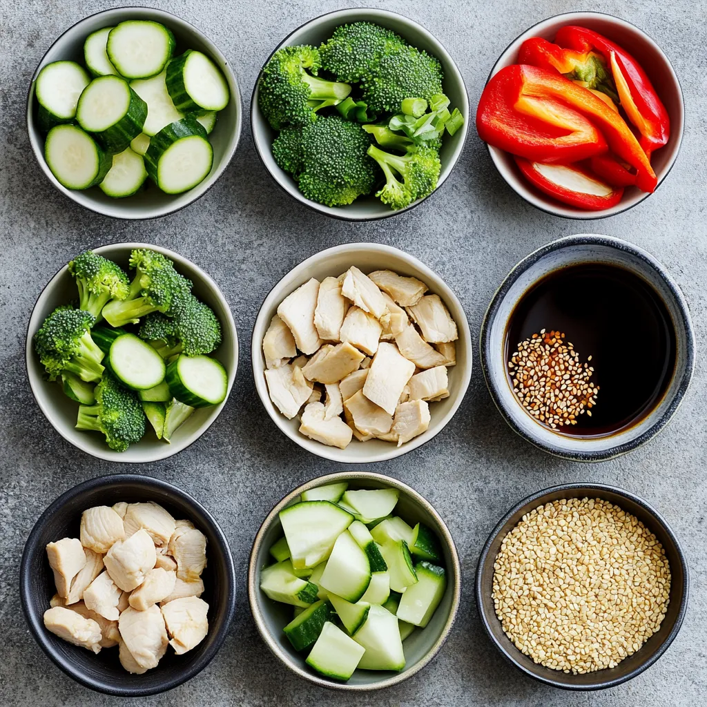 Understanding the blend of flavors and textures in a well-made stir fry can elevate your weeknight dinners. This Zesty Zucchini Chicken Stir Fry combines the freshness of vegetables with tender chicken, enhanced by a savory marinade that brings the dish to life. The key to this dish is the harmonious integration of ingredients, which not only contributes to an appealing presentation but also creates a vibrant taste that is both satisfying and healthy.
