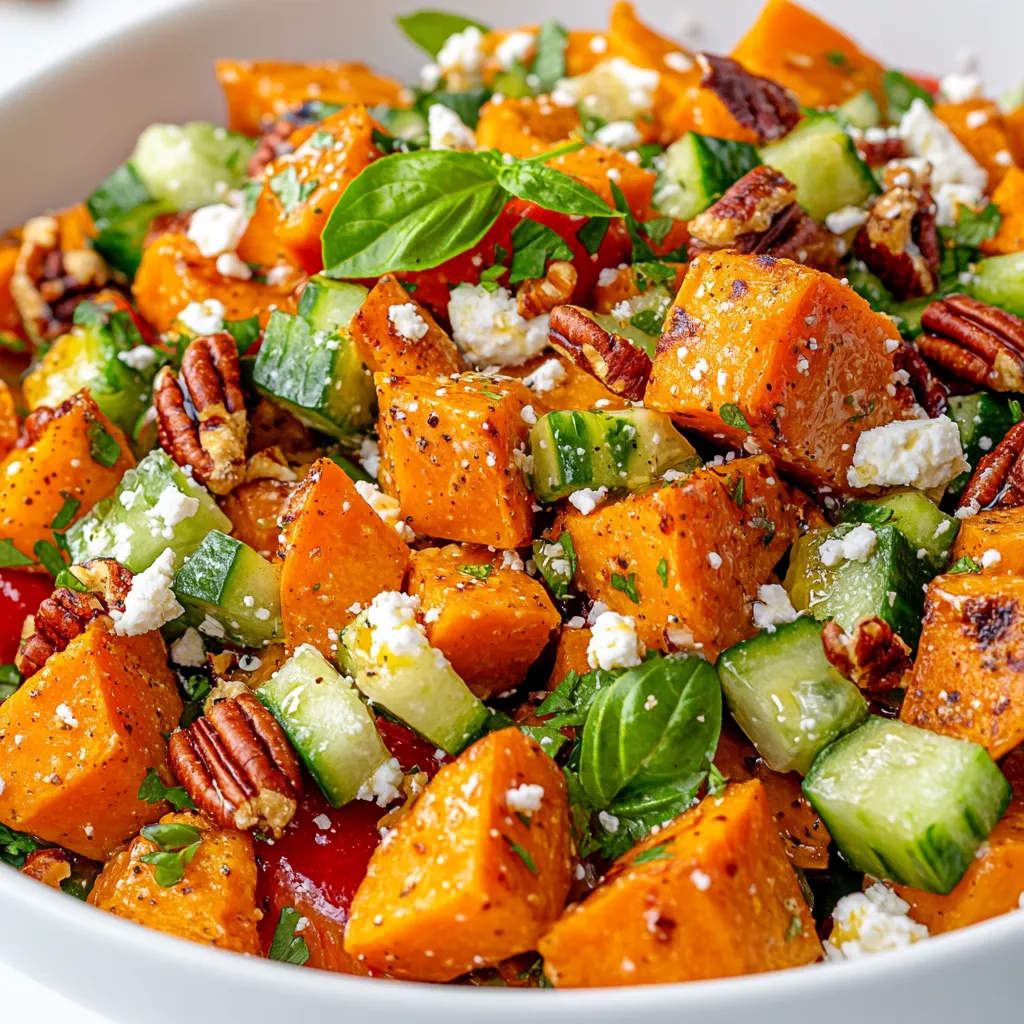The Honey Sweet Potato Summer Salad Delight Recipe is a unique and flavorful dish perfect for warm weather gatherings. This recipe combines the natural sweetness of sweet potatoes with the tanginess of a honey-based dressing, creating a delightful summer salad. The combination of roasted sweet potatoes, fresh herbs, and crunchy vegetables creates a satisfying texture that complements the dressing. The salad's flavor profile is characterized by the sweetness of the honey and the tanginess of the apple cider vinegar, making it a great choice for those looking for a refreshing summer dish.