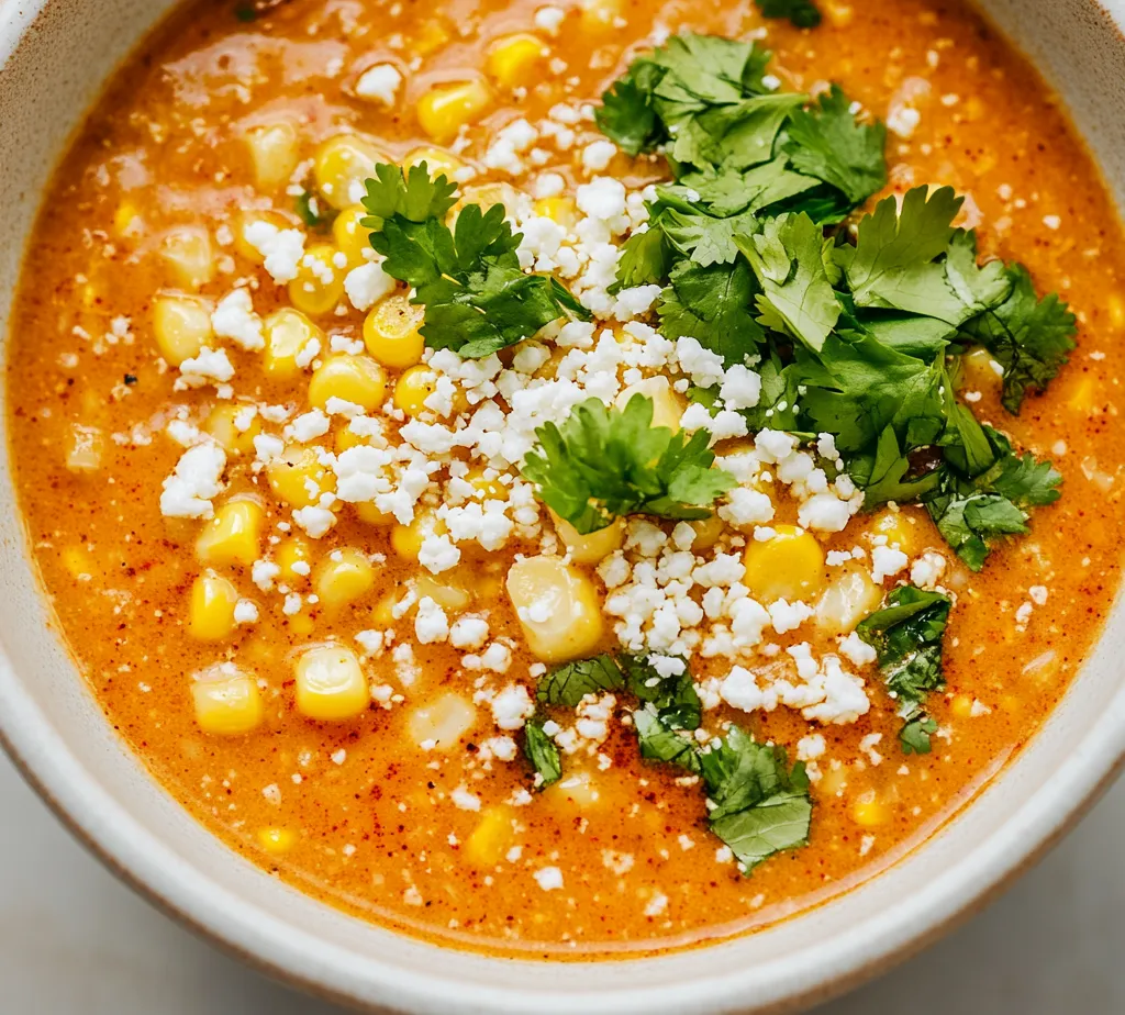 Zesty Mexican Street Corn Soup is a delightful homage to one of Mexico's favorite street foods—elote. This vibrant and creamy soup embodies the essence of grilled corn slathered in mayonnaise, cheese, and lime, but in a comforting bowl of sustenance. Perfect for chilly evenings or as a refreshing dish during the warmer months, this soup bursts with flavors that will transport your taste buds straight to a bustling Mexican market.
