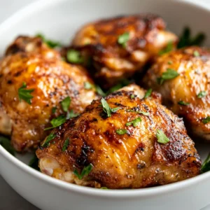 Explore the delightful world of crispy air fryer chicken thighs, a dish that combines savory flavors and an irresistible crunch. This recipe provides a perfect union of tender meat and crispy skin, making it an appealing choice for both casual dinners and festive gatherings. The approach is straightforward and accessible, making it suitable for everyone from seasoned cooks to novices afraid of complex techniques.