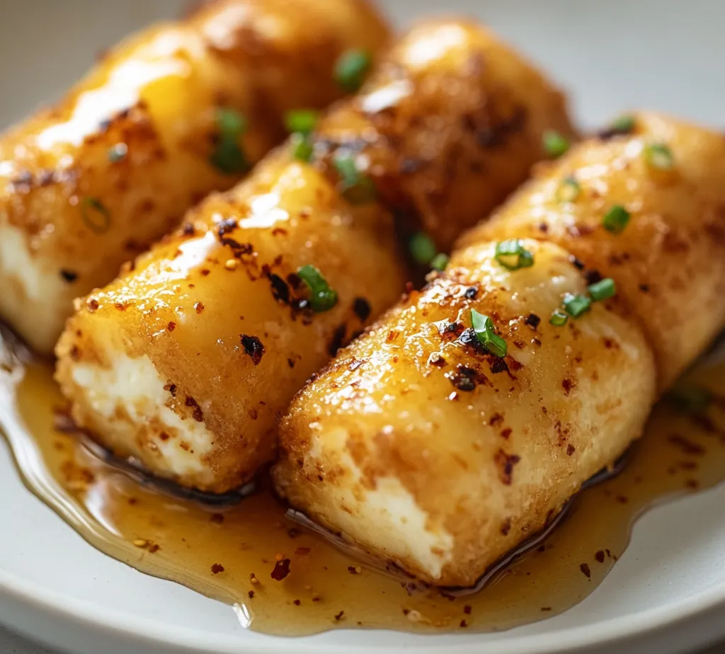 Crispy Oven-Baked Feta Rolls are a delightful dish that beautifully melds Mediterranean flavors with a touch of modern flair. Originating from the culinary traditions of Greece, feta cheese holds a special place in many recipes, celebrated for its distinctive tang and creamy texture. In this recipe, crumbled feta is elevated with a medley of fresh spinach, sun-dried tomatoes, and a blend of herbs, creating a filling that is as savory as it is satisfying. These rolls make for a delectable appetizer or a light snack, perfect for gatherings or simply sharing with loved ones at home.