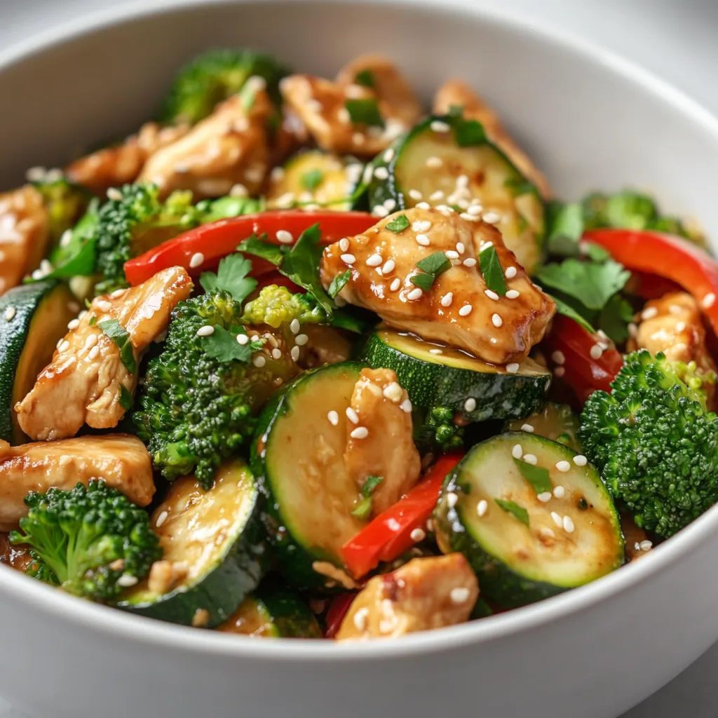 Understanding the blend of flavors and textures in a well-made stir fry can elevate your weeknight dinners. This Zesty Zucchini Chicken Stir Fry combines the freshness of vegetables with tender chicken, enhanced by a savory marinade that brings the dish to life. The key to this dish is the harmonious integration of ingredients, which not only contributes to an appealing presentation but also creates a vibrant taste that is both satisfying and healthy.