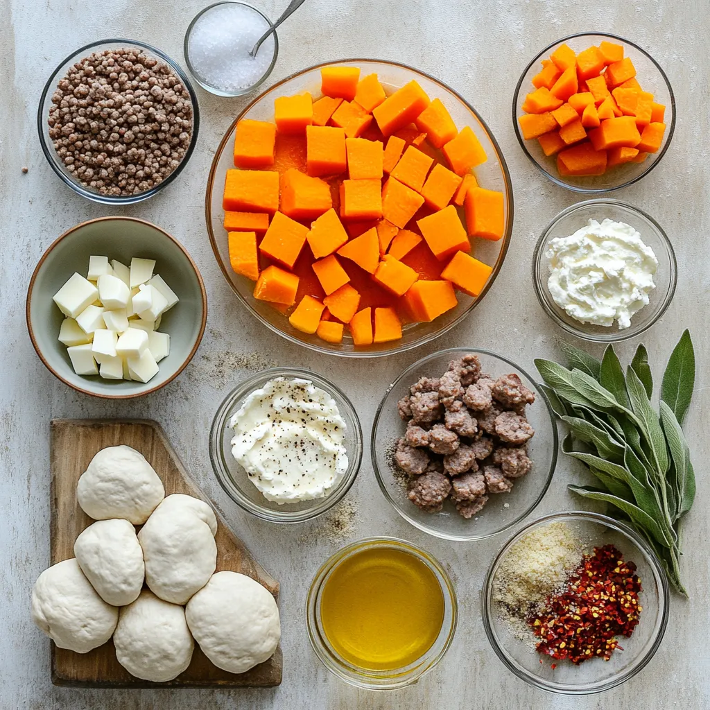 Homemade pizza is often synonymous with comfort and warmth, especially when enhanced with seasonal ingredients. This Butternut Squash, Sausage, and Ricotta Delight Pizza takes the classic pizza experience to a new level, incorporating a symphony of flavors and textures that truly set it apart. The sweet, roasted butternut squash beautifully complements the savory Italian sausage while the creamy ricotta and mozzarella create a rich and indulgent base.