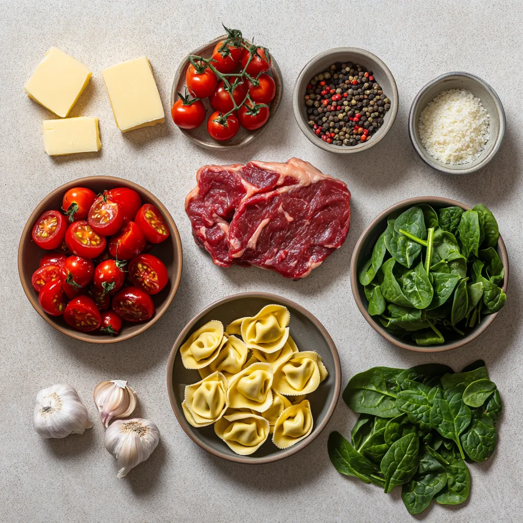 One-pan meals have quickly become a beloved solution for those seeking convenience and flavor in their cooking routines. They are the epitome of simplicity, allowing busy individuals and families to whip up delicious dinners without overwhelming cleanup tasks afterwards. Among these treasures is the One-Pan Cowboy Butter Tortellini with Steak Bites, a home-cooked wonder that unites the rich flavors of tender steak, creamy tortellini, and vibrant vegetables in a single skillet.