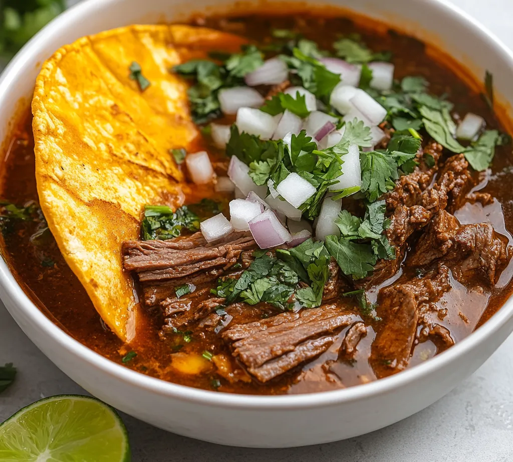 Birria, a traditional Mexican dish with its origins in the state of Jalisco, is beloved for its rich flavors and unique preparation methods. Traditionally made with goat or lamb, beef birria has gained popularity as a more accessible option, making it a staple in homes and restaurants across the globe. The dish consists of slow-cooked, spiced beef served in a flavorful broth, perfect for dipping or serving in tacos. Its cultural significance goes beyond just being a meal; it's a communal dish often enjoyed during special occasions or family gatherings, making it a true representation of Mexican hospitality and culinary tradition.