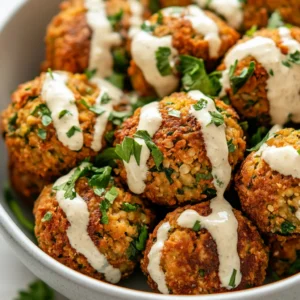 Crispy Baked Falafel Delights are a tasty and satisfying option for anyone looking for a flavorful vegetarian dish. Originating from Middle Eastern cuisine, falafel is typically made from ground chickpeas and spices, shaped into balls or patties, and traditionally deep-fried. However, this baked version offers a healthier twist without compromising the delicious taste and texture that falafel fans adore. The outer layer becomes pleasantly crispy, while the inside remains soft and flavorful, creating a delightful contrast in every bite.