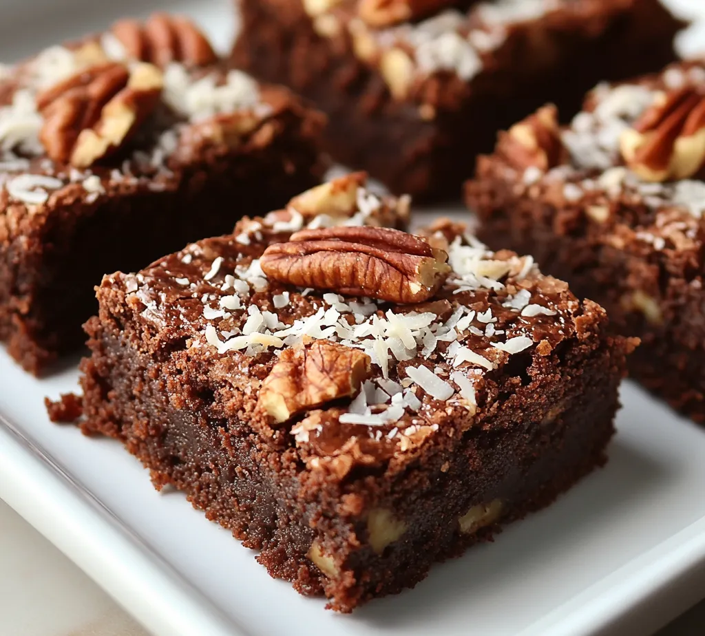 The allure of rich, chocolatey desserts is undeniable, and when it comes to brownies, those with a touch of German chocolate take indulgence to a new level. These Decadent German Chocolate Brownies combine the depth of German chocolate with the delightful textures of coconut and pecans, culminating in an irresistible treat that is perfect for any occasion. Whether you're hosting a gathering, celebrating a special event, or simply treating yourself to a sweet delight, these brownies are sure to impress with their rich taste and satisfying texture.