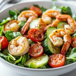 The Zesty Summer Shrimp and Cucumber Salad is the perfect dish to celebrate the warmth of sunny days. Bursting with fresh flavors and vibrant colors, this salad combines succulent shrimp with crisp vegetables, making it a light yet satisfying option for lunch or dinner. Its refreshing taste and invigorating crunch are sure to delight your taste buds, all while being simple to prepare in just 30 minutes. Whether it’s a picnic in the park or a backyard barbecue, this salad is an excellent way to highlight seasonal ingredients and add a healthy twist to your meal.