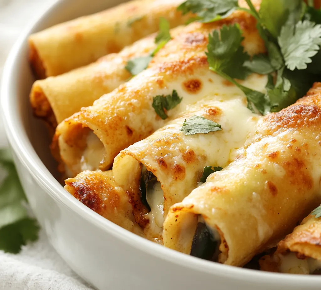 Understanding the delightful fusion of flavors that stuffed poblano flautas bring to the table involves appreciating the rich history of Mexican cuisine. These crispy treats are not just delicious; they're an embodiment of warmth and comfort. Flautas, traditionally made by rolling meats or vegetables in a tortilla and frying until crisp, offer a versatile platform for a variety of fillings. The choice of using roasted poblano peppers brings a unique smoky flavor profile that perfectly complements the creamy cheese filling. This recipe will take you through the entire process of making these mouthwatering flautas, detailing every ingredient and step to ensure your culinary success.