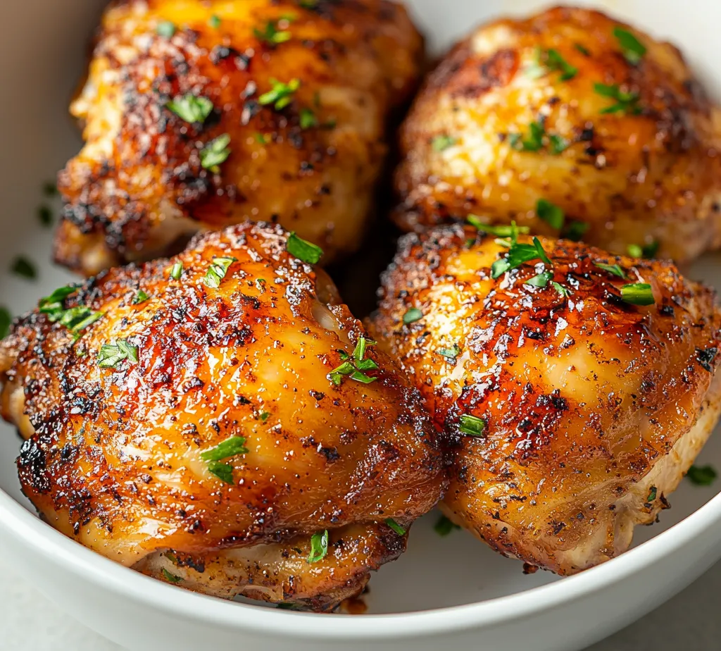 Explore the delightful world of crispy air fryer chicken thighs, a dish that combines savory flavors and an irresistible crunch. This recipe provides a perfect union of tender meat and crispy skin, making it an appealing choice for both casual dinners and festive gatherings. The approach is straightforward and accessible, making it suitable for everyone from seasoned cooks to novices afraid of complex techniques.