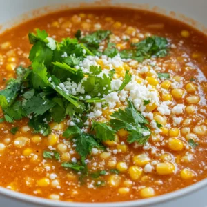Zesty Mexican Street Corn Soup is a delightful homage to one of Mexico's favorite street foods—elote. This vibrant and creamy soup embodies the essence of grilled corn slathered in mayonnaise, cheese, and lime, but in a comforting bowl of sustenance. Perfect for chilly evenings or as a refreshing dish during the warmer months, this soup bursts with flavors that will transport your taste buds straight to a bustling Mexican market.