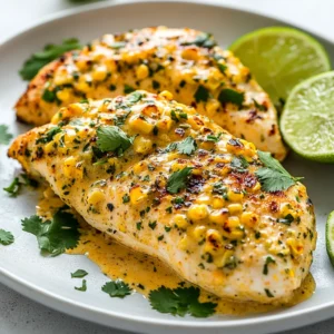 Explore the vibrant flavors of Mexico with this delightful take on baked chicken breasts. This recipe for Mexican Street Corn Baked Chicken Breast combines juicy, seasoned chicken with a creamy, savory corn sauce, making it an easy yet impressive dish perfect for any dinner table. The harmony of flavors is reminiscent of traditional elote, a popular Mexican street food featuring corn on the cob slathered with creamy toppings, spices, and cheese. In this recipe, the essence of that beloved dish is transformed into a sumptuous baked chicken, providing a unique meal that is both comforting and indulgent.