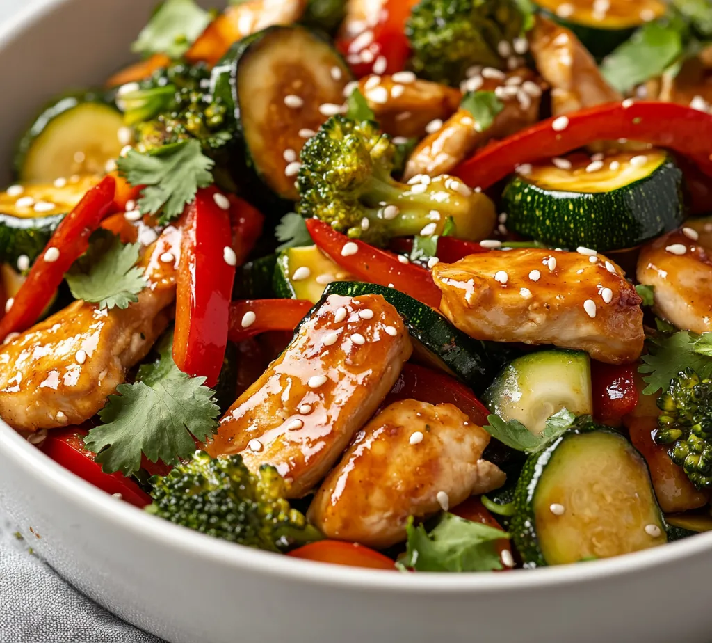 Understanding the blend of flavors and textures in a well-made stir fry can elevate your weeknight dinners. This Zesty Zucchini Chicken Stir Fry combines the freshness of vegetables with tender chicken, enhanced by a savory marinade that brings the dish to life. The key to this dish is the harmonious integration of ingredients, which not only contributes to an appealing presentation but also creates a vibrant taste that is both satisfying and healthy.