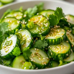Cucumber salads are a staple in Asian cuisine, celebrated for their refreshing qualities and vibrant flavors. The Crisp Asian Cucumber Salad exemplifies these characteristics, showcasing the natural crunch of fresh cucumbers while enveloping them in a delightful dressing. This salad not only satisfies your palate but also provides a burst of colors, making it an appealing choice for any meal.