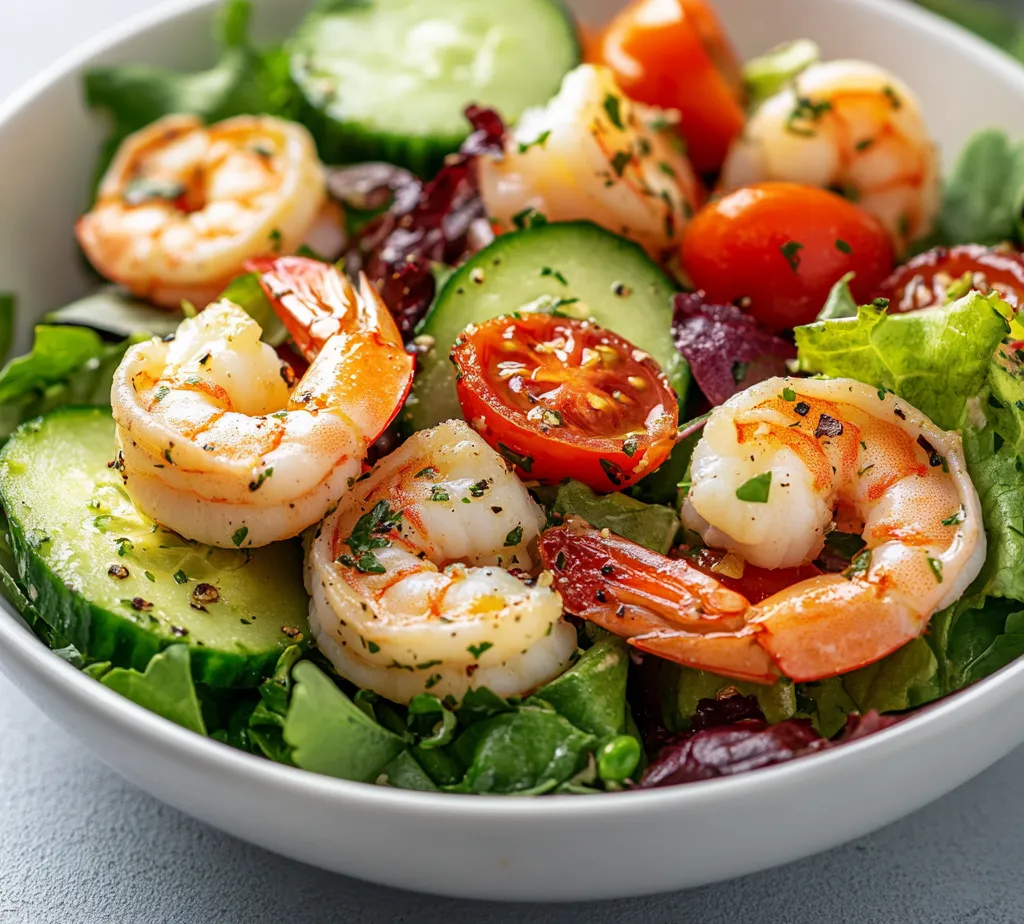 The Zesty Summer Shrimp and Cucumber Salad is the perfect dish to celebrate the warmth of sunny days. Bursting with fresh flavors and vibrant colors, this salad combines succulent shrimp with crisp vegetables, making it a light yet satisfying option for lunch or dinner. Its refreshing taste and invigorating crunch are sure to delight your taste buds, all while being simple to prepare in just 30 minutes. Whether it’s a picnic in the park or a backyard barbecue, this salad is an excellent way to highlight seasonal ingredients and add a healthy twist to your meal.