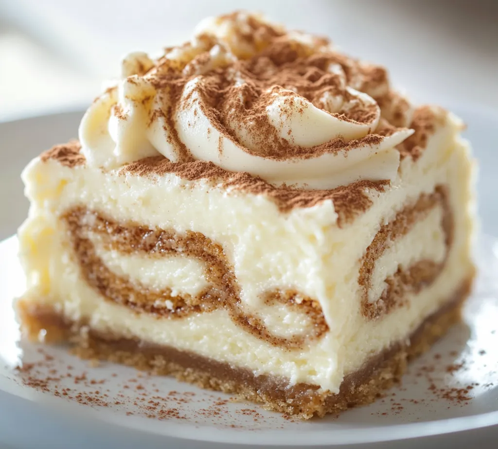 Exploring the world of desserts often leads to delightful discoveries, and the Cinnamon Roll Cheesecake Delight is a perfect fusion of classic flavors that brings comfort and indulgence. This mouthwatering treat combines the beloved elements of a cinnamon roll and a creamy cheesecake, creating a dessert that is not only visually stunning but also full of rich tastes and textures. The soft, fluffy cinnamon roll base forms a warm and inviting foundation, while the smooth cheesecake layer delivers the kind of richness that is both satisfying and refreshing.
