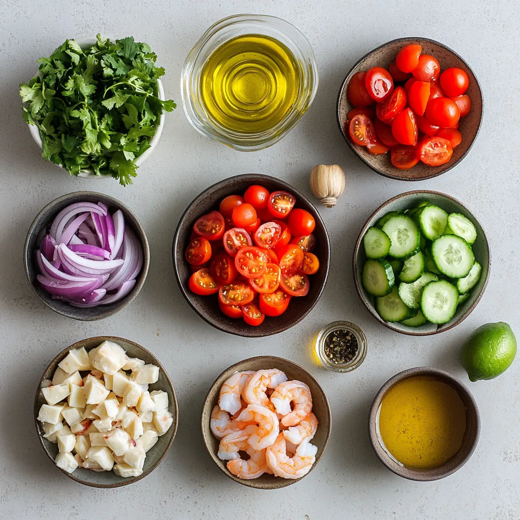 The Zesty Summer Shrimp and Cucumber Salad is the perfect dish to celebrate the warmth of sunny days. Bursting with fresh flavors and vibrant colors, this salad combines succulent shrimp with crisp vegetables, making it a light yet satisfying option for lunch or dinner. Its refreshing taste and invigorating crunch are sure to delight your taste buds, all while being simple to prepare in just 30 minutes. Whether it’s a picnic in the park or a backyard barbecue, this salad is an excellent way to highlight seasonal ingredients and add a healthy twist to your meal.