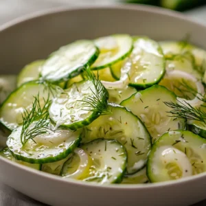 Polish Cucumber Salad, also known as mizeria, is a delightful and refreshing dish that captures the essence of summer. Made primarily from cucumbers, this traditional salad is light yet packed with flavor, making it a perfect accompaniment to various meals. Its simple yet vibrant ingredients—like creamy sour cream, crisp cucumbers, and fresh herbs—bring to life the essence of Polish culinary traditions. Mizeria isn't just a salad; it’s a staple at many Polish gatherings, embodying a sense of comfort and nostalgia.