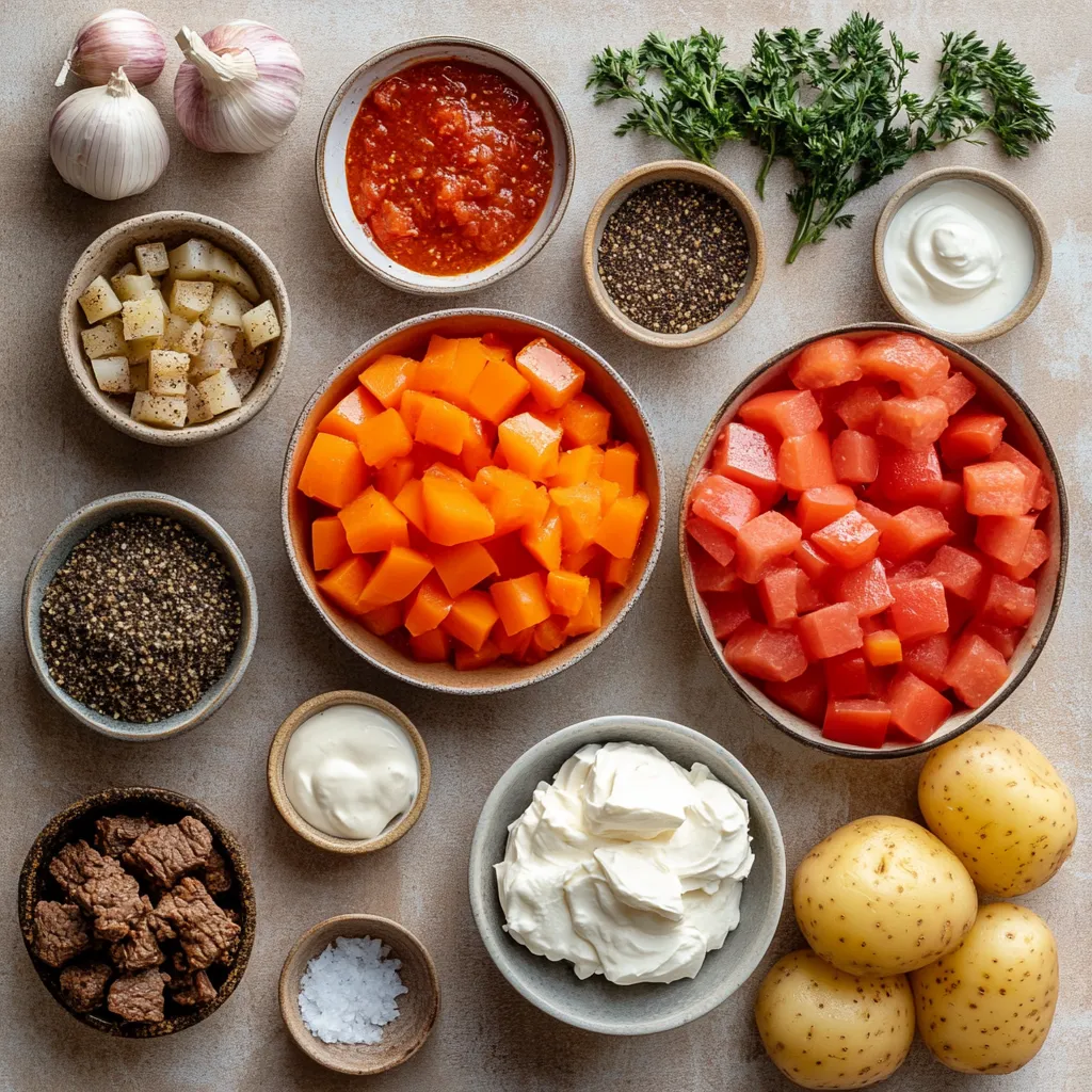 The delightful world of comfort food often leads us to hearty soups that warm the soul, and the Savory Beef Goulash Soup is a quintessential example. This rich and flavorful dish draws inspiration from traditional Hungarian goulash, infusing simple ingredients with delicious spices to create an unforgettable meal. It beautifully combines tender beef with a colorful array of vegetables and aromatic spices, resulting in a soup that is not only satisfying but also bursting with flavor.