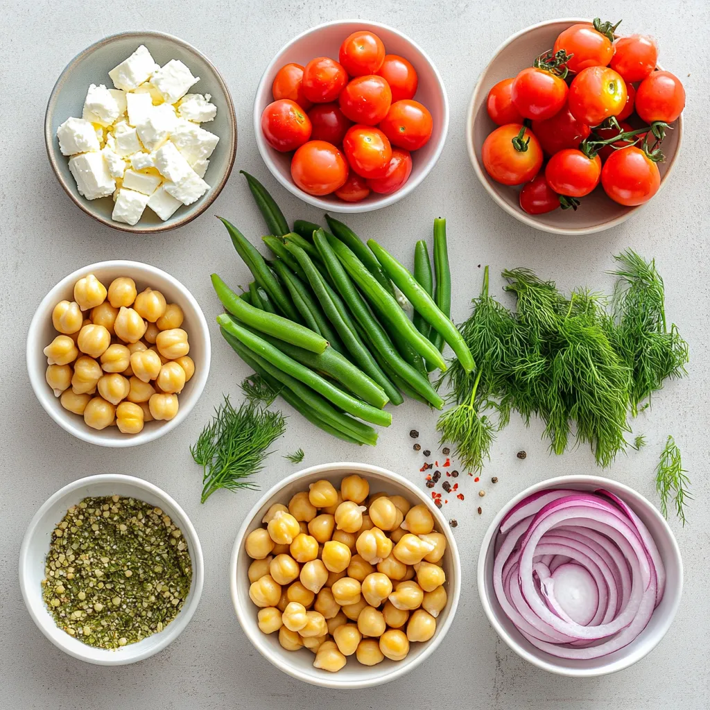 Understanding the vibrant fusion of flavors in a Tomato and Green Bean Salad with Chickpeas, Feta, and Fresh Dill unveils an alluring dish perfect for various occasions. This refreshing salad not only packs a nutritional punch but also presents a splendid array of colors and textures that will delight the senses. The tartness of cherry tomatoes pairs beautifully with the crunch of the green beans, the creaminess of feta, and the earthy notes of dill, all enhanced by a light, tangy dressing that ties everything together.