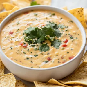 This Spicy Queso Dip is the perfect addition to any gathering, offering a blend of flavors that will tantalize your taste buds. Combining creamy cheeses with savory ground meat and a kick of jalapeño, this dip is a hearty crowd-pleaser. Whether for game day, parties, or a cozy night in, this recipe is an essential addition to your appetizer repertoire. The richness of melted cheeses intertwined with the spices makes for an indulgent experience that no one can resist.
