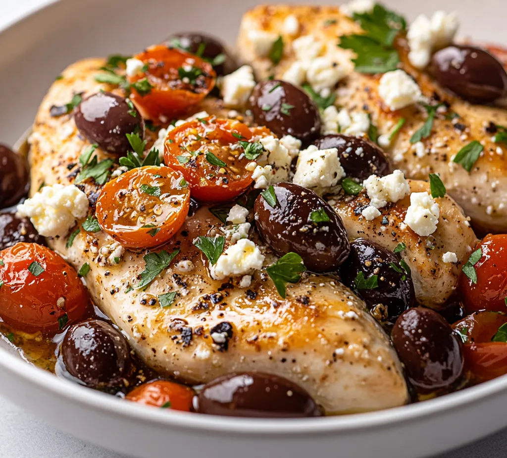 Skillet Greek Chicken Delight is a delectable blend of Mediterranean flavors that promises a satisfying meal without the hassle. With tender chicken, vibrant vegetables, and tangy feta all coming together in one pan, this dish is ideal for busy weeknights or leisurely weekends. Each ingredient works harmoniously to create a dish bursting with flavor, offering a taste of the Mediterranean right in your kitchen. The combination of rich feta cheese, juicy cherry tomatoes, and the briny kick of Kalamata olives matched with perfect chicken results in a dish that’s not only delicious but also visually appealing.