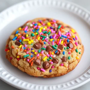 Firework pudding cookies are a delicious and festive treat that can add a pop of color and fun to any celebration. The combination of vanilla pudding mix, semi-sweet chocolate chips, and sprinkles creates a unique flavor and texture that is sure to please both kids and adults. Not specified in the recipe is the ideal occasion for serving these cookies, but they would be perfect for birthdays, holidays, or any other special event. The taste of these cookies is a perfect balance of sweet and rich, with the vanilla pudding mix adding a creamy and velvety texture.