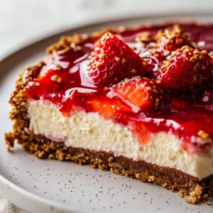The Strawberry Pretzel Cheesecake Bliss Recipe is a unique dessert perfect for special occasions, combining the flavors of strawberries, pretzels, and cheesecake. This dessert is ideal for those who enjoy a mix of sweet and salty flavors, and its presentation makes it a great option for serving at parties or gatherings. The combination of textures from the crunchy pretzel crust, the creamy cheesecake, and the sweet strawberries creates a delightful experience for the palate.