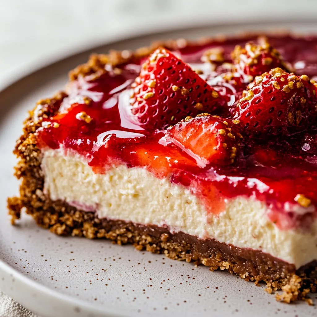 The Strawberry Pretzel Cheesecake Bliss Recipe is a unique dessert perfect for special occasions, combining the flavors of strawberries, pretzels, and cheesecake. This dessert is ideal for those who enjoy a mix of sweet and salty flavors, and its presentation makes it a great option for serving at parties or gatherings. The combination of textures from the crunchy pretzel crust, the creamy cheesecake, and the sweet strawberries creates a delightful experience for the palate.